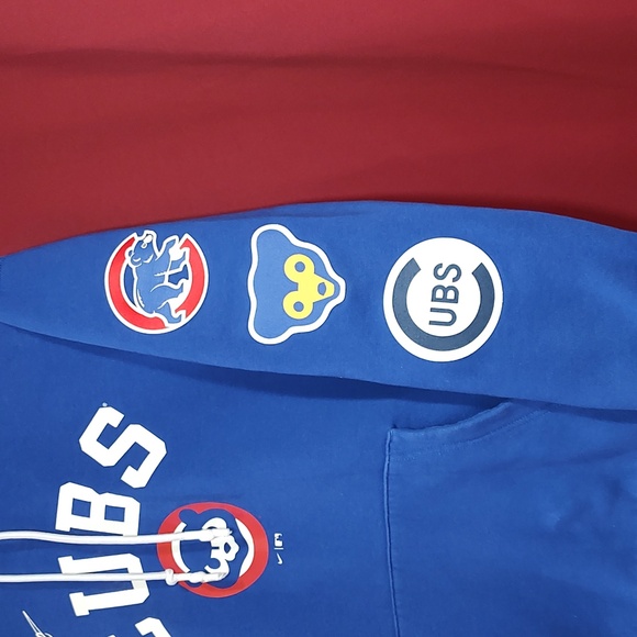 Nike Chicago Cubs Rewind Lefty Pullover Hoodie - Medium - Picture 7 of 9